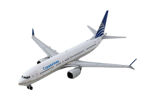 GeminiJets Boeing 737 MAX 9 Commercial Aircraft "Copa Airlines" (HP-9907CMP) White with Blue Tail 1/400 Diecast Model Airplane by GeminiJets
