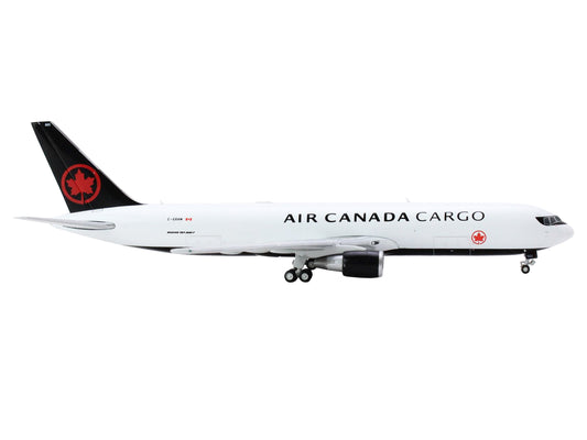 GeminiJets Boeing 767-300F Commercial Aircraft "Air Canada Cargo" (C-GXHM) White with Black Tail 1/400 Diecast Model Airplane by GeminiJets