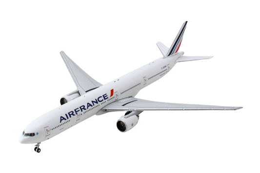 GeminiJets Boeing 777-300ER Commercial Aircraft "Air France" (F-GZNH) White with Striped Tail 1/400 Diecast Model Airplane by GeminiJets