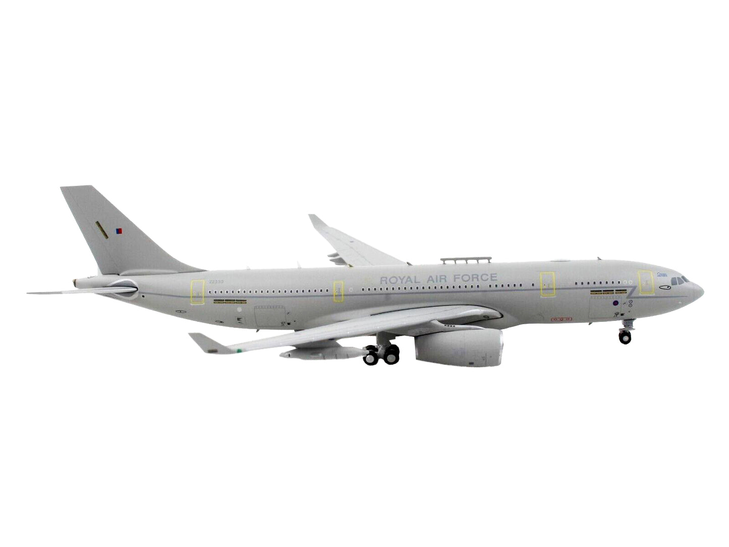 GeminiJets Airbus A330 MRTT Tanker Aircraft "Royal Air Force" Gray "Gemini Macs" Series 1/400 Diecast Model Airplane by GeminiJets