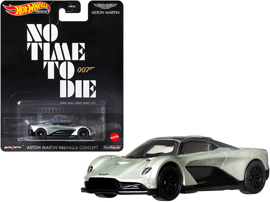 Hotwheels Aston Martin Valhalla Concept Light Green Metallic with Dark Green Top (James Bond 007) "No Time to Die" (2021) Movie Diecast Model Car by Hot Wheels