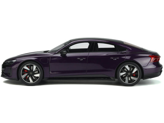 GT Spirit Audi RS E-Tron Purple Metallic with Carbon Top 1/18 Model Car by GT Spirit
