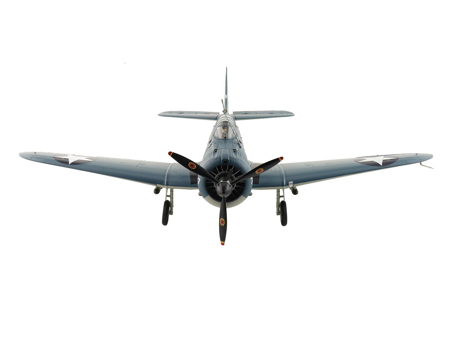 Douglas SBD-3 Dauntless Aircraft "Dusty Kleiss S-7 Scouting Six USS Enterprise" (1942) United States Navy "Premium Collection" 1/32 Diecast Model by Hobby Master