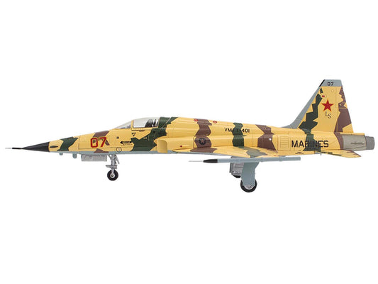 Hobby Master Northrop F-5N Tiger II Aircraft "VMFT-401 Snipers MCAS Yuma AZ" United States Marine Corps "Air Power Series" 1/72 Diecast Model by Hobby Master