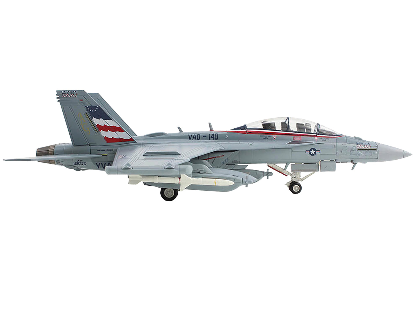 Hobby Master Boeing EA-18G Growler Aircraft "VAQ-140 Patriots USS Harry S. Truman" (2015) United States Navy "Air Power Series" 1/72 Diecast Model by Hobby Master