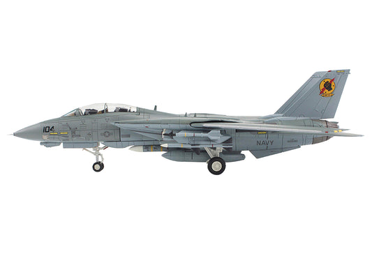 Hobby Master Grumman F-14A Tomcat Fighter Aircraft "Fist of the Fleet" United States Navy "Air Power Series" 1/72 Diecast Model by Hobby Master