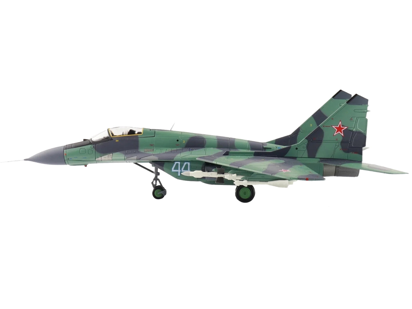 Hobby Master Mikoyan MIG-29 Fulcrum C Aircraft "733rd IAP Damgarten Air Base" (1994) Soviet Air Force "Air Power Series" 1/72 Diecast Model by Hobby Master