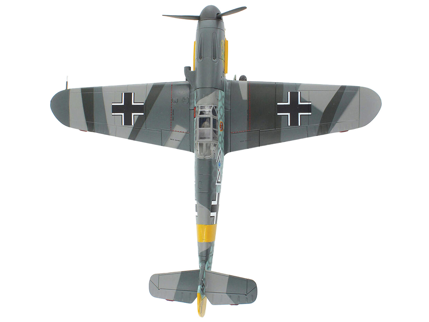 Hobby Master Messerschmitt Bf 109F-2 Fighter Aircraft "JG 3 Hans Von Hahn Russia" (1941) German Luftwaffe "Air Power Series" 1/48 Diecast Model by Hobby Master