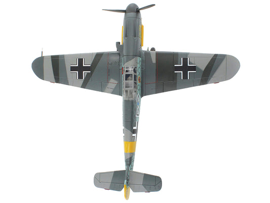 Hobby Master Messerschmitt Bf 109F-2 Fighter Aircraft "JG 3 Hans Von Hahn Russia" (1941) German Luftwaffe "Air Power Series" 1/48 Diecast Model by Hobby Master