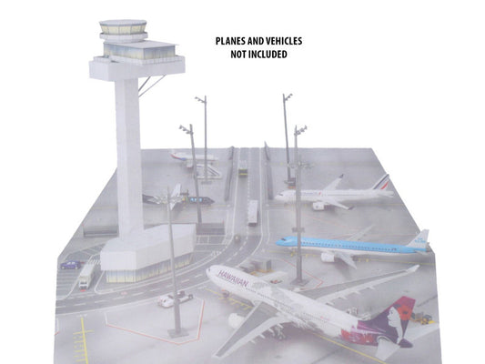 Herpa Airport Tower Cardboard Foldable Diorama for 1/200 Scale Models by Herpa