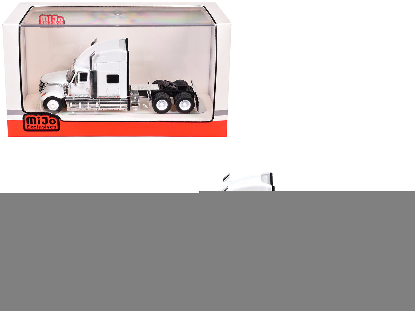 2010 International Lonestar Truck Tractor White 1/64 Diecast Model by IXO Models