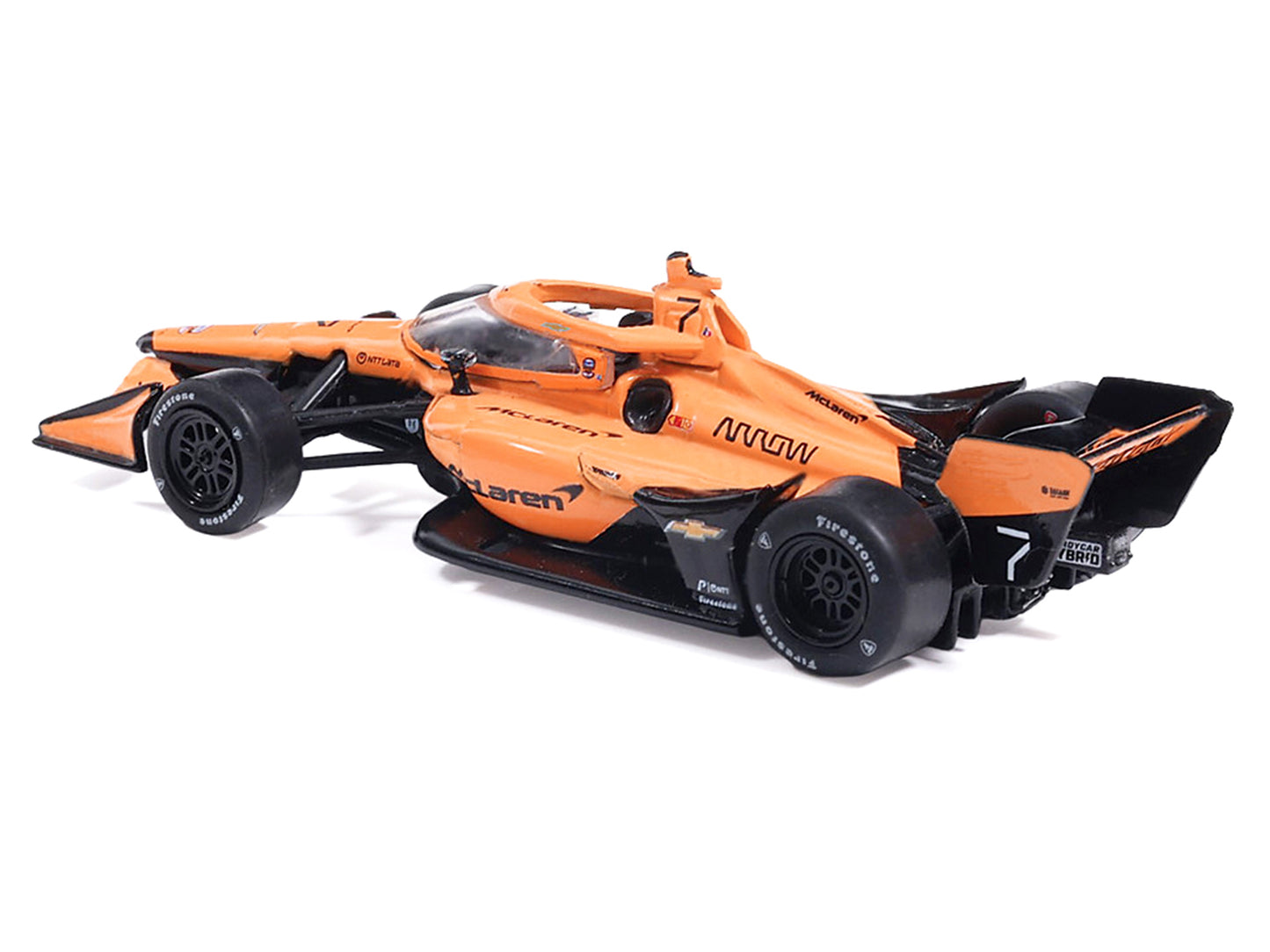 Dallara IndyCar #7 Christian Lundgaard "McLaren" Arrow McLaren IndyCar Team (Road Course Configuration) "NTT IndyCar Series" (2026) 1/64 Diecast Model by IXO Models
