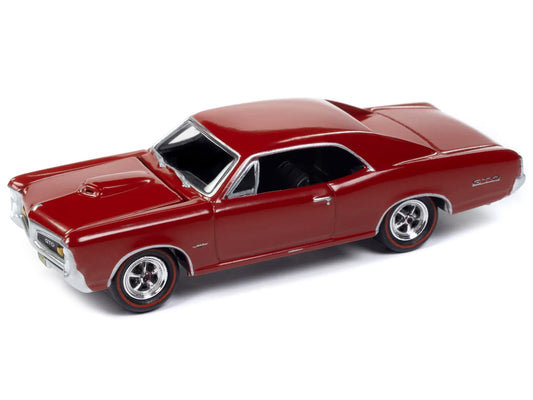 Johnny Lightning 1966 Pontiac GTO Montero Red "USPS (United States Postal Service)" Pop Culture 2024 Release 1 1/64 Diecast Model Car by Johnny Lightning