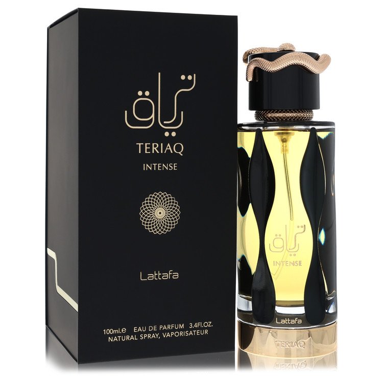 Lattafa Teriaq Intense by Lattafa Eau De Parfum Spray (Unisex) 3.4 oz for Men