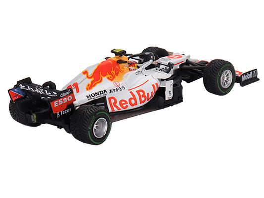Mini GT Red Bull Racing RB16B #11 Sergio Perez "Oracle-Honda" 3rd Place Formula One F1 "Turkish GP" (2021) Limited Edition 1/64 Diecast Model Car by Mini GT