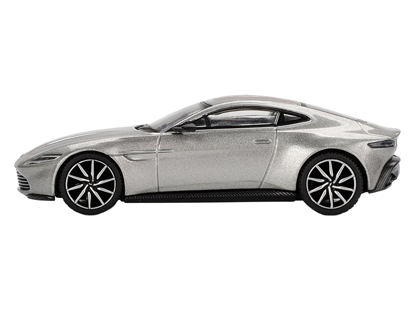 Aston Martin DB10 Silver Metallic 007 James Bond "Spectre" (2015) Movie Limited Edition 1/64 Diecast Model Car by Mini GT