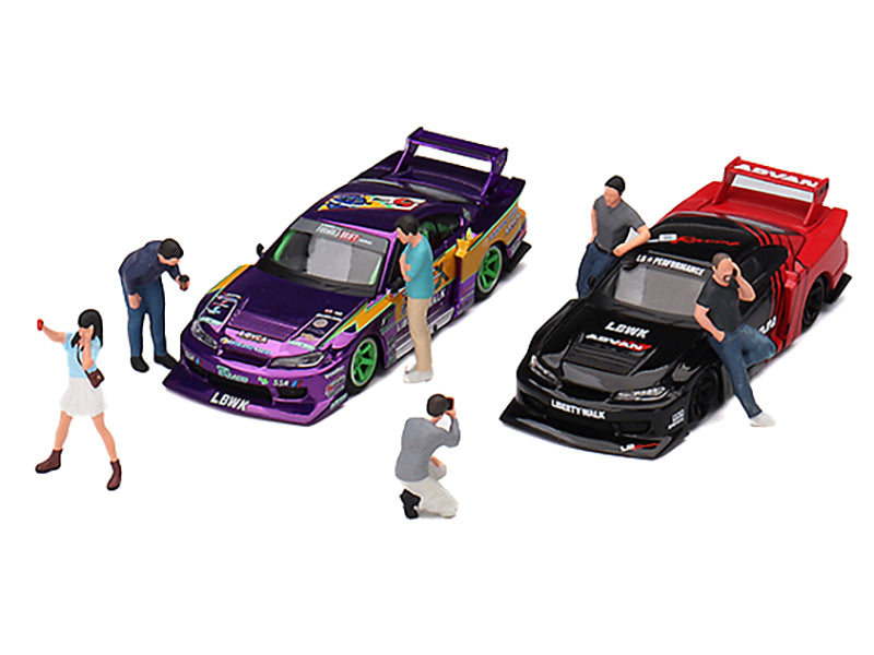 Mini GT "Car Enthusiasts" 6 Piece Figure Set for 1/64 Scale Models by Mini GT