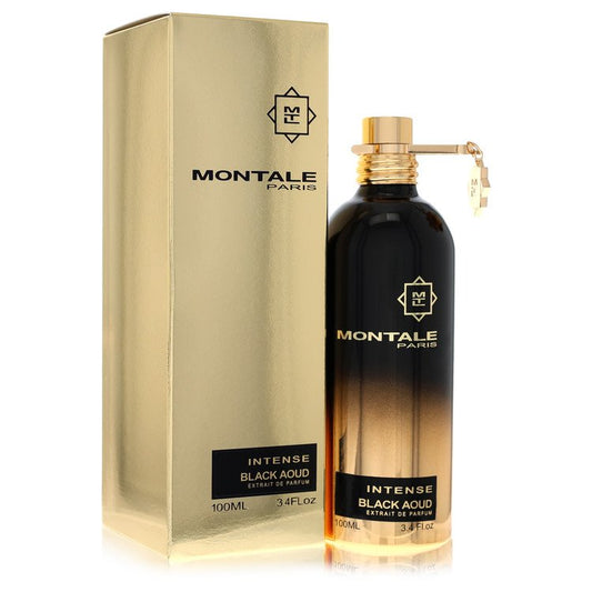 Montale Intense Black Aoud by Montale Eau De Parfum Spray (Unisex) 3.4 oz for Men