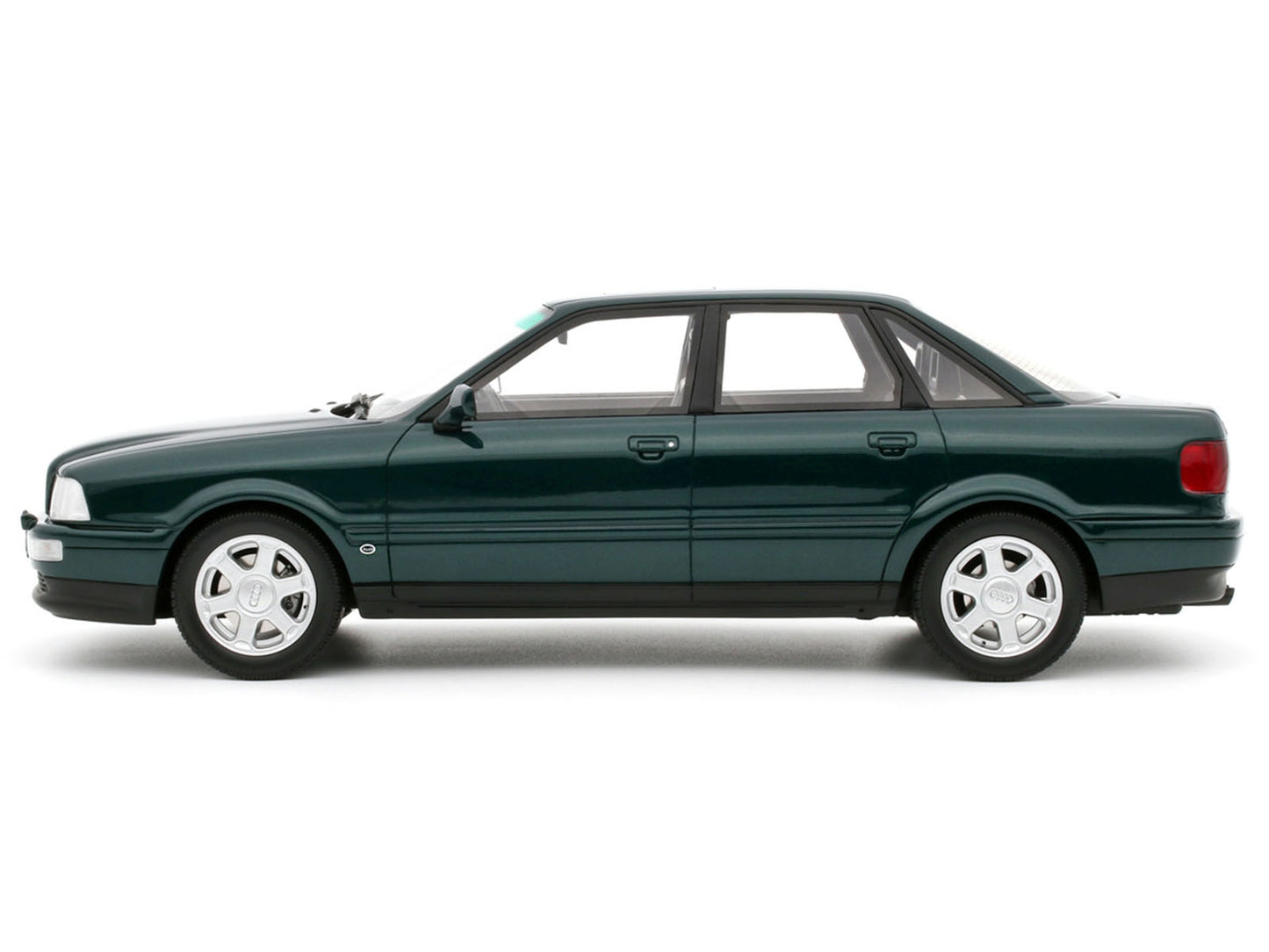 1993 Audi S2 Sedan Emerald Green Metallic Limited Edition to 2000 pieces Worldwide 1/18 Model Car by Otto Mobile