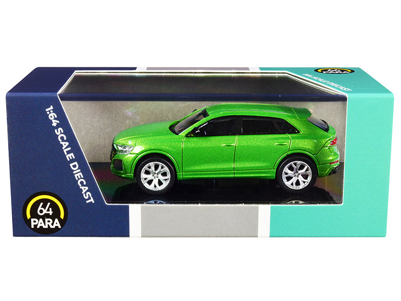 Paragon Audi RS Q8 Java Green Metallic 1/64 Diecast Model Car by Paragon