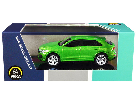 Paragon Audi RS Q8 Java Green Metallic 1/64 Diecast Model Car by Paragon