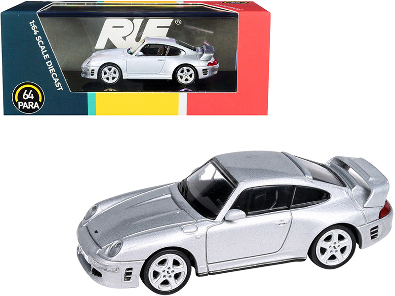 Paragon RUF CTR2 Silver Metallic 1/64 Diecast Model Car by Paragon
