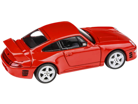 Paragon 1995 RUF CTR2 Guards Red 1/64 Diecast Model Car by Paragon