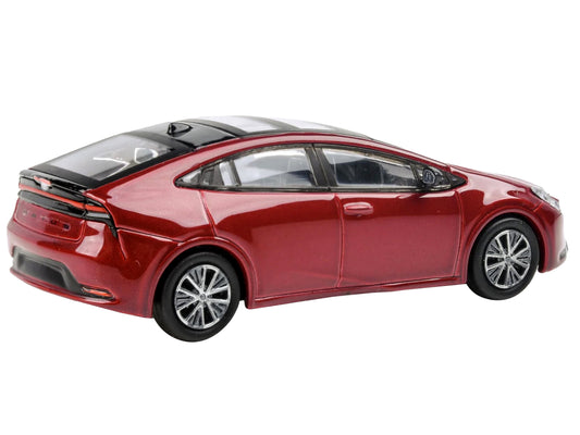Paragon 2023 Toyota Prius Supersonic Red Metallic with Black Top and Sun Roof and Sun Roof 1/64 Diecast Model Car by Paragon Models