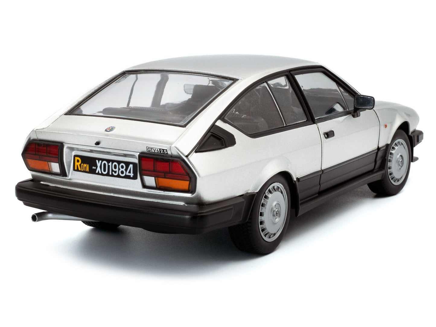 1984 Alfa Romeo GTV6 Silver Metallic 1/18 Diecast Model Car by Solido