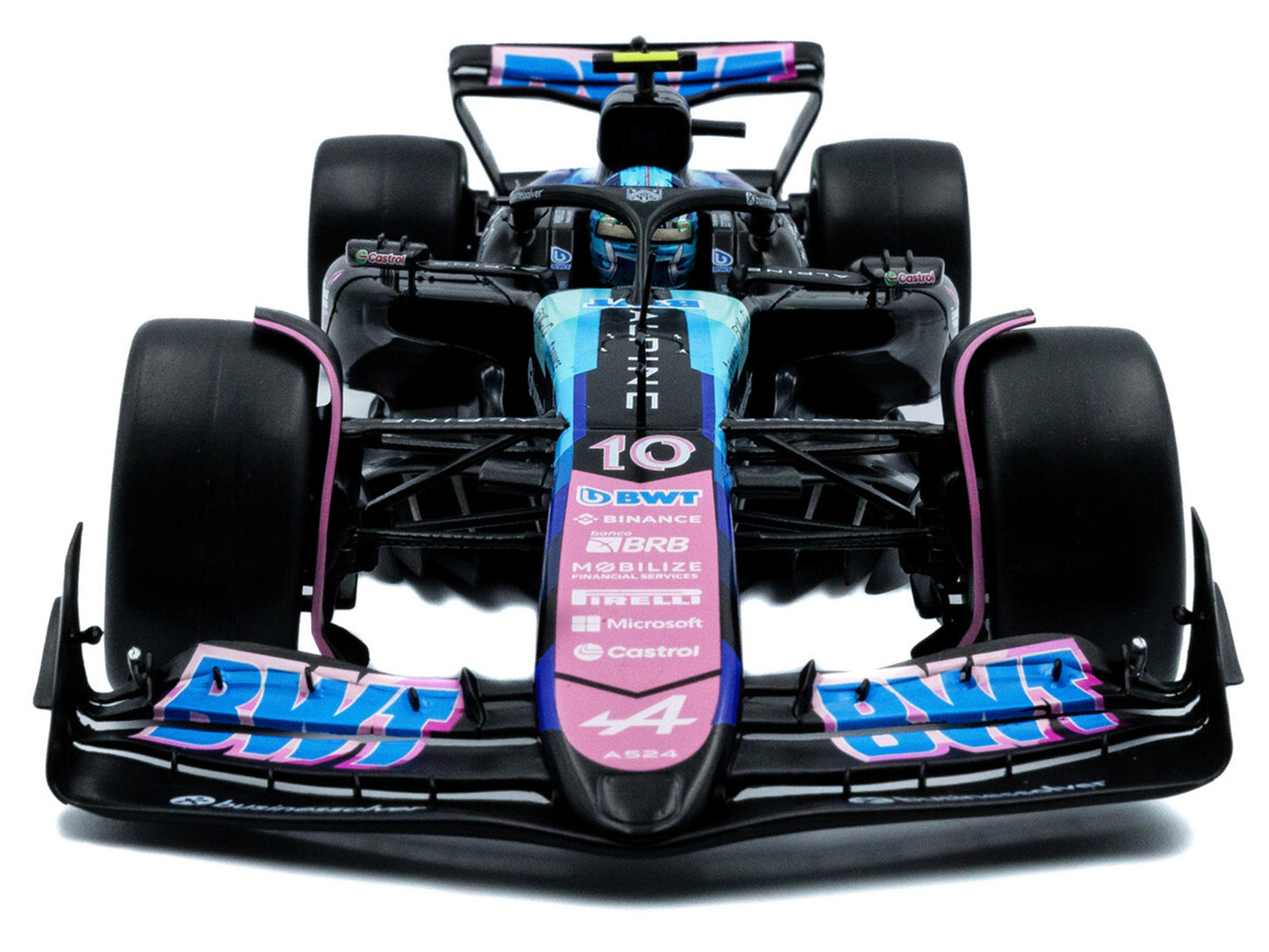Alpine A524 #10 Pierre Gasly "BWT" 3rd Place Formula One F1 "Sao Paulo GP" (2024) "Competition" Series 1/18 Diecast Model Car by Solido
