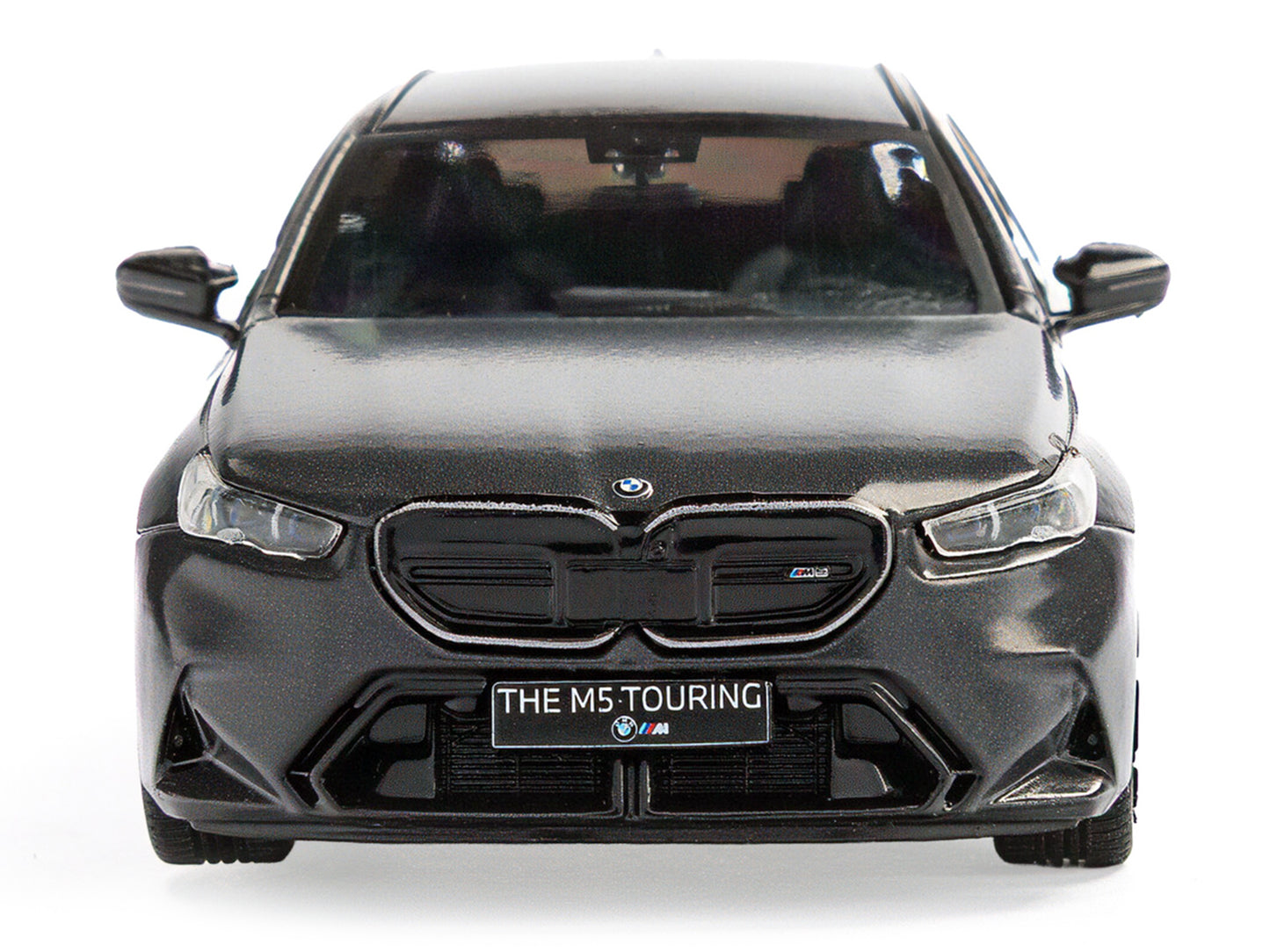 2024 BMW M5 Touring Frozen Deep Gray Metallic with Black Top 1/43 Diecast Model Car by Solido