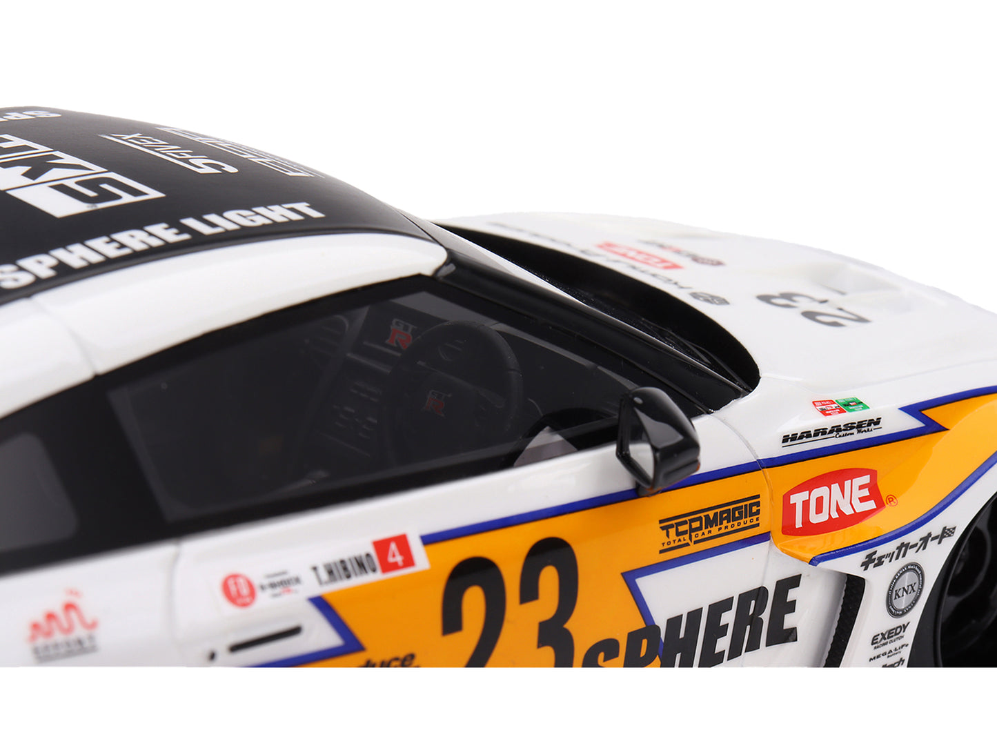 Top Speed Nissan LB-Silhouette WORKS GT 35GT-RR Ver.2 RHD (Right Hand Drive) #23 Tetsuya Hibino "LB Racing - Formula Drift" (2022) 1/18 Model Car by Top Speed