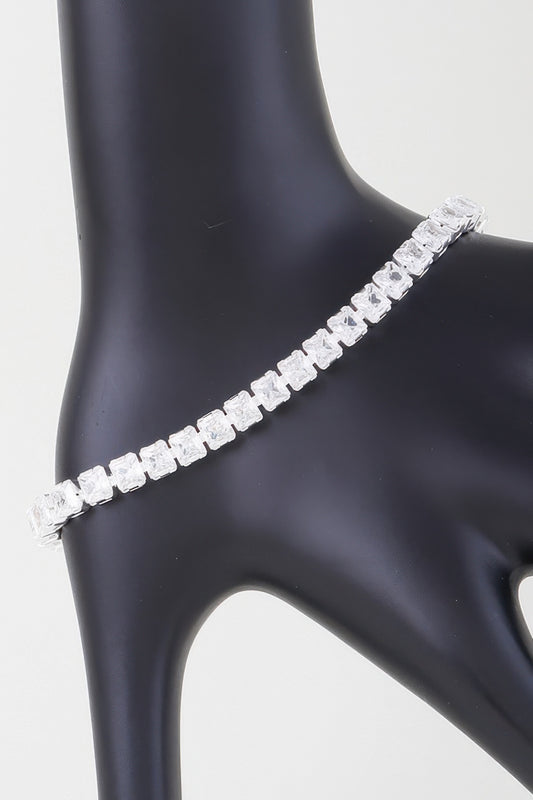 Minimal Cubic Zirconia Bracelet