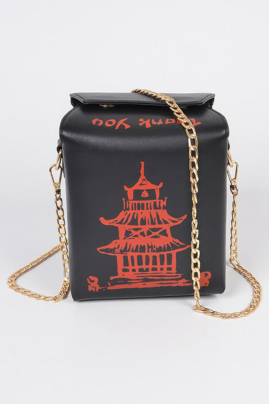Chinese To Go Box Clutch.
