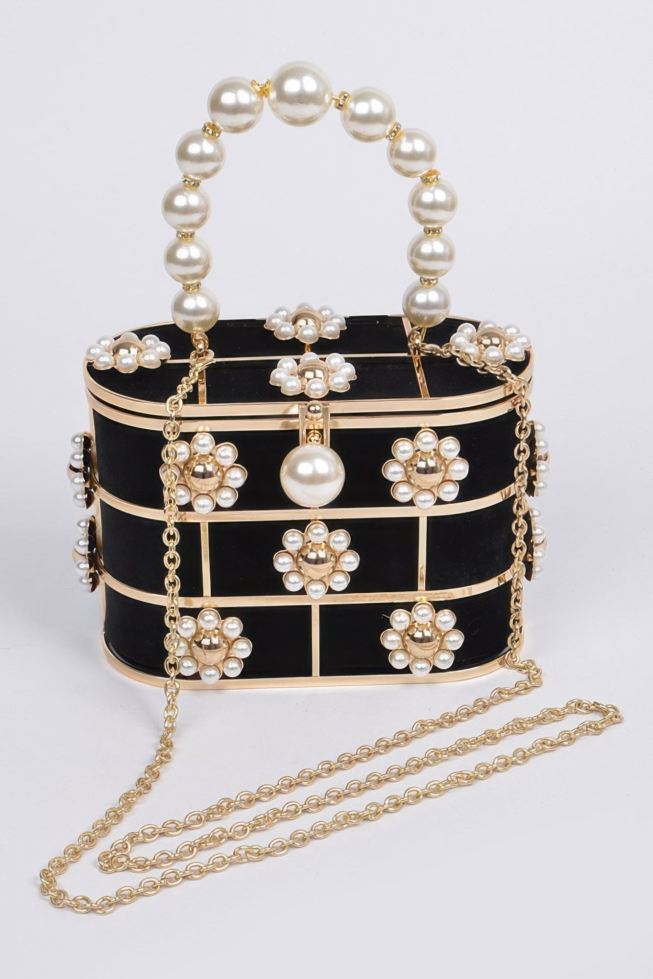 Flower Beads Attached With Bento Bag