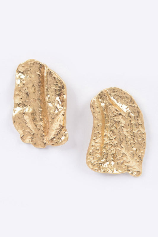 Cast Metal Earring