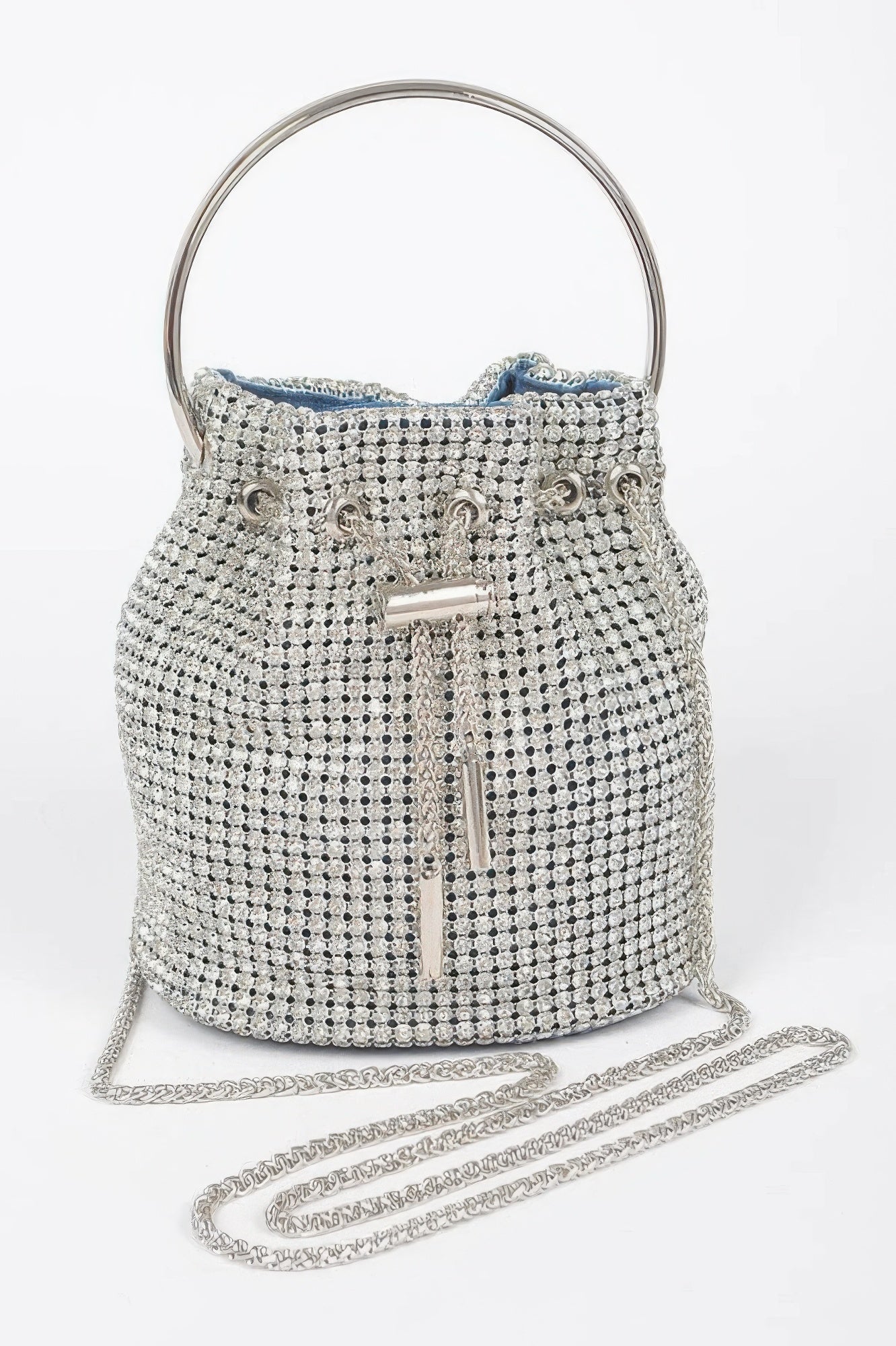 Rhinestone Bucket Bag