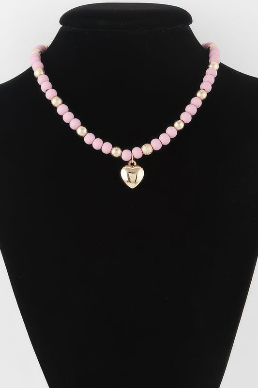 Heart Beaded Necklace