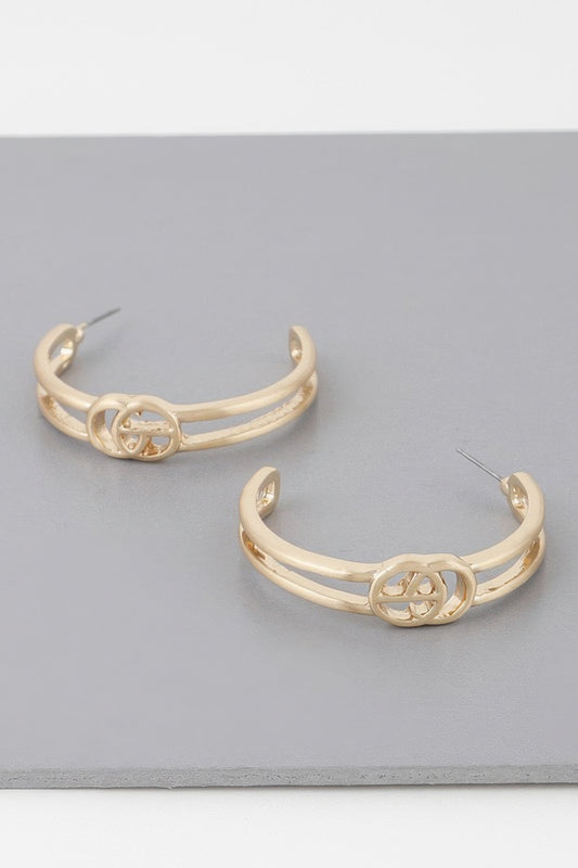 Classic Cg Hoop Earrings