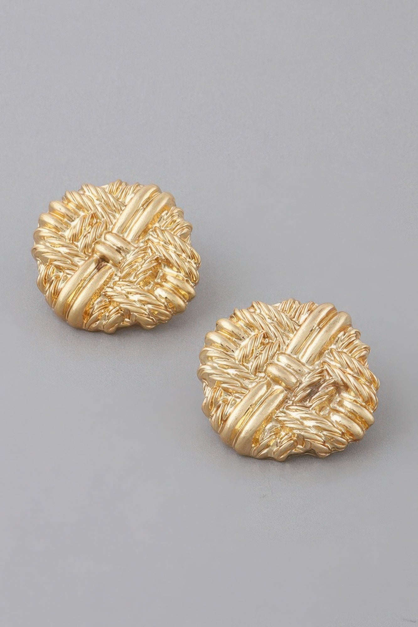 Multi Twisted Stud Earrings