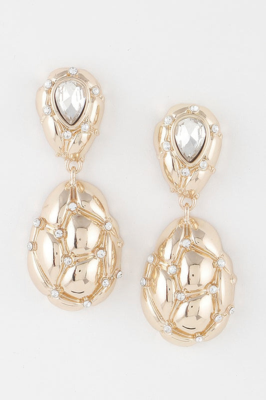 Abstract Pearl Shell Earrings