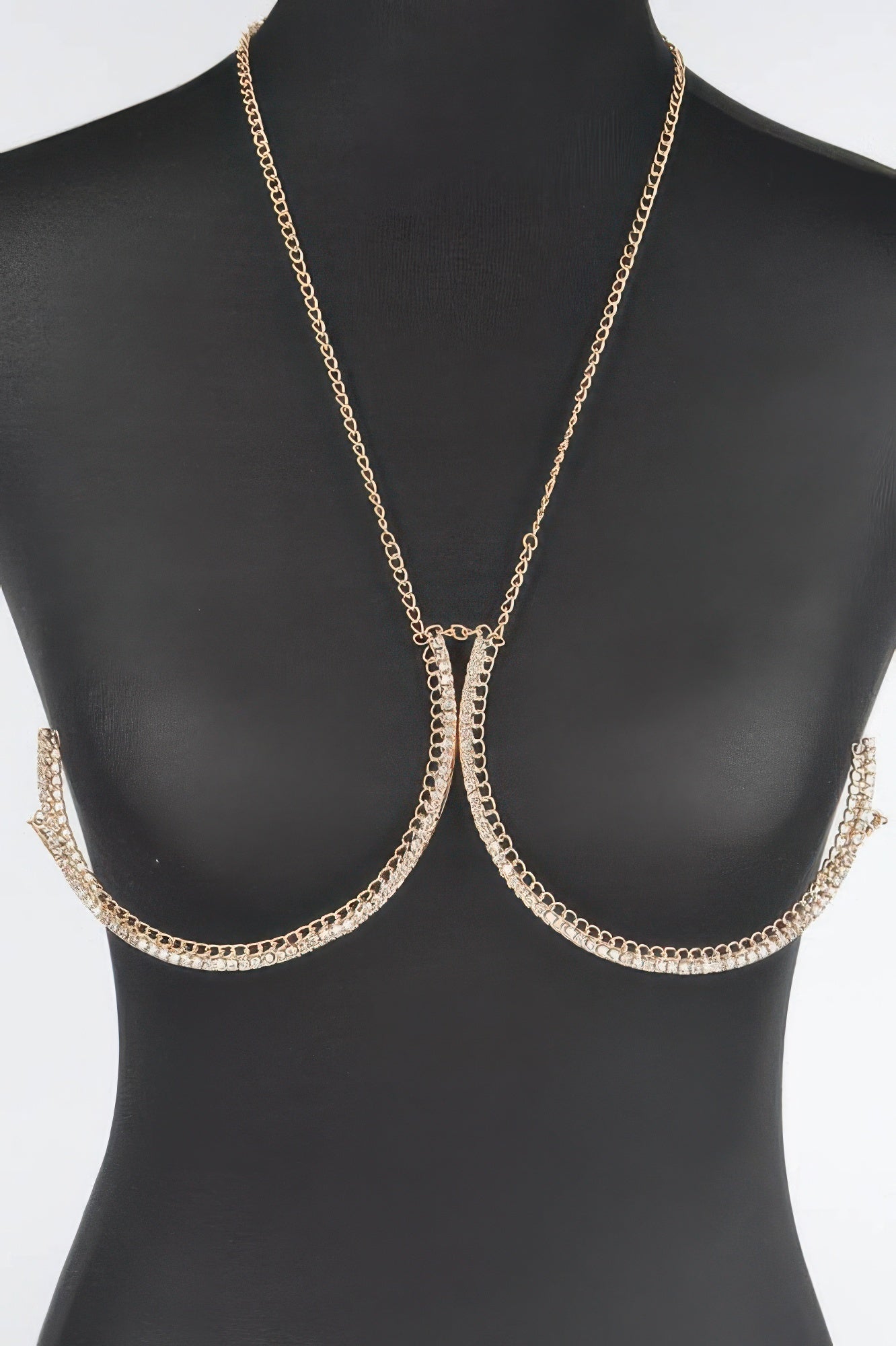 Rhinestone Bra Chain