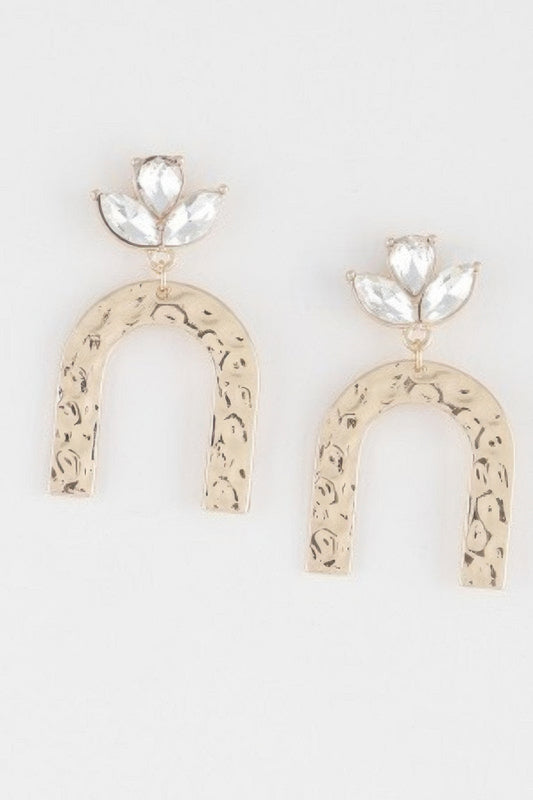 Hammered Arch Earrings