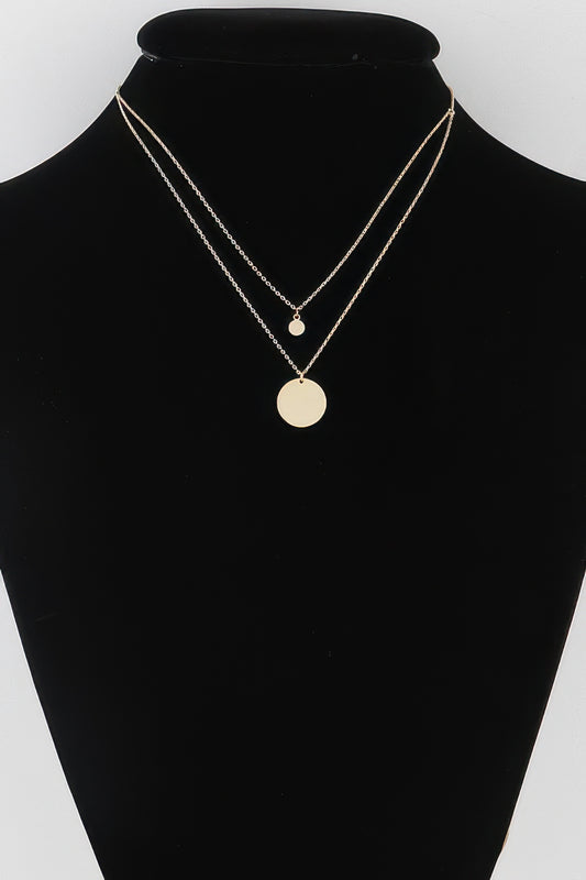 Double Pendant Necklace