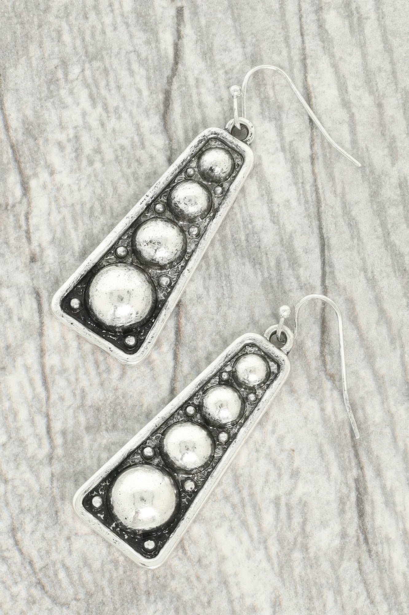 Western Bubble Bar Dangle Earrings