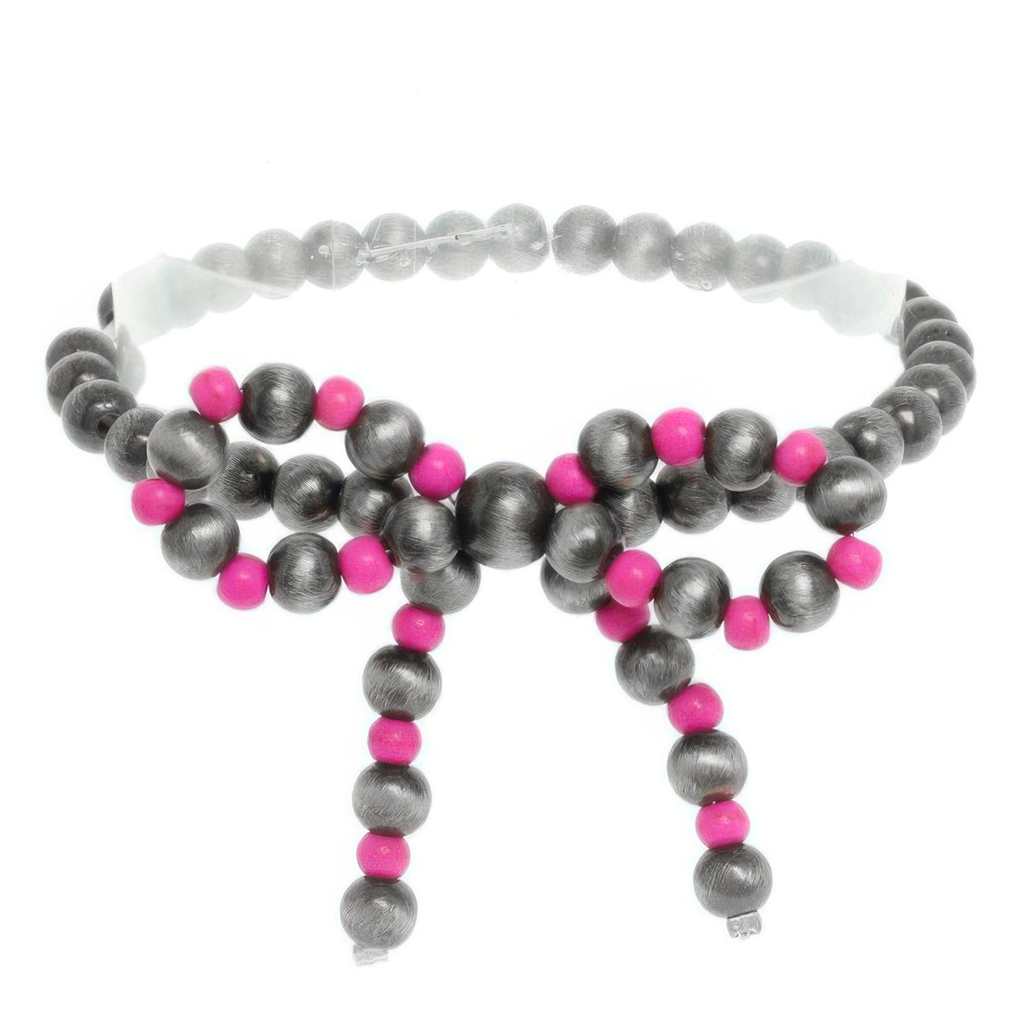 Western Bow Beaded Stretch Bracelet