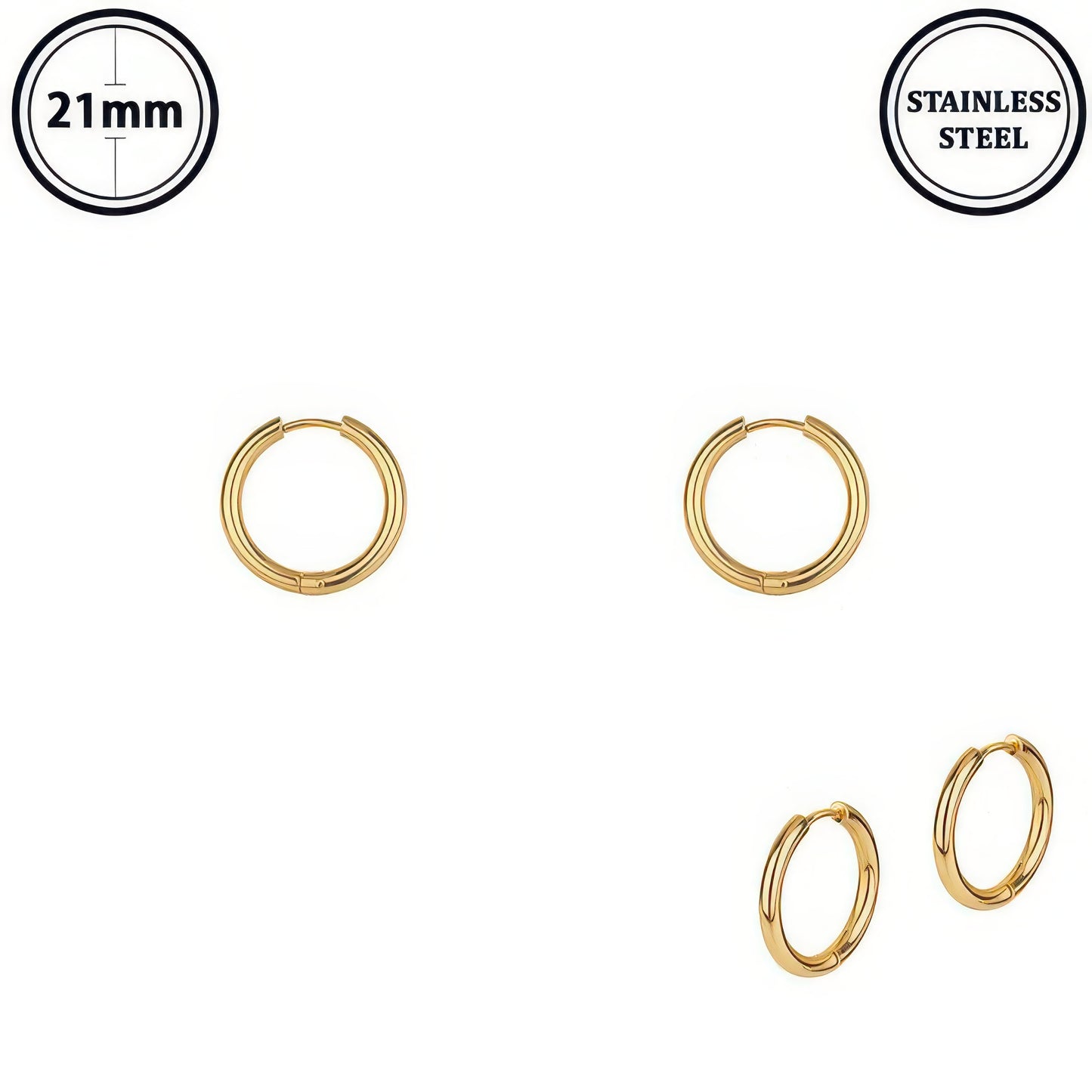 Huggie Hoop Earrings