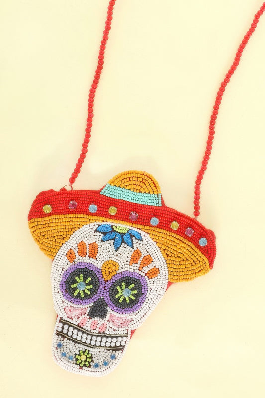 Day Of Dead Sugar Skull Crossbody Bag