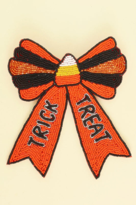 Halloween Theme Ribbon Barrette Hair Clip