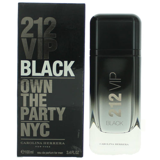 Carolina Herrera 212 VIP Black by Carolina Herrera, 3.4 oz EDP Spray for Men